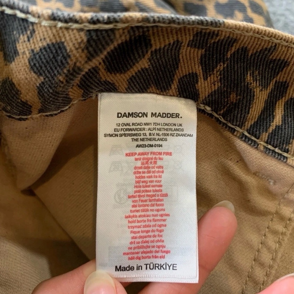 Damson Madder Dion Leopard Cargo Pants - Picture 13 of 14